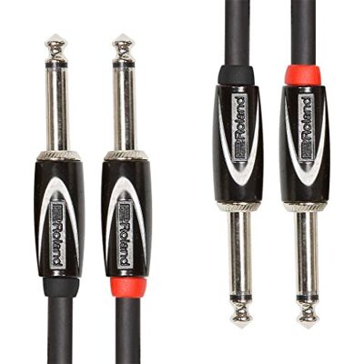 Roland Cavo di interconnessione Black Series—connettori da 1/4”, 1,5m /5ft- Roland Cavo di interconnessione Black Series—connettori da 1/4”, 1,5m /5ft-