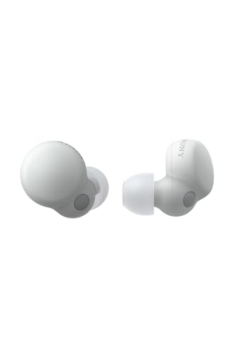 Sony Linkbuds S   Cuffie True Wireless Con Noise Cancelling, Connessione Multipoint, Batteria Fino A 20h, Resistenza IPX4, Ultraleggere Bianco