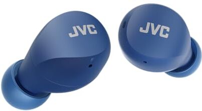 JVC , Cuffie Bluetooth HA-Z66T, Bluetooth 5.1, Resistenti agli Schizzi IPX4, Dimensioni Ridotte, Cuffie Wireless con Batteria Fino a 23 ore, Accensione/Spegnimento Automatico, Blu