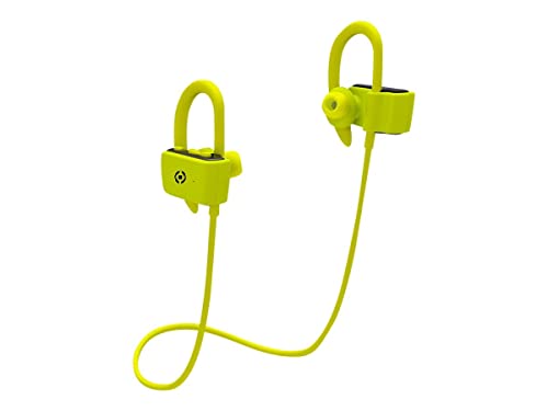 Celly bhsportproyl Cuffie Stereofoniche Bluetooth Giallo Auricolare (Auricolare, Archetto Giallo, Bluetooth, In-Ear)
