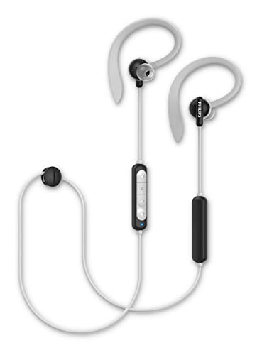 Philips A4205BK Cuffie Bluetooth Sport Wireless In Ear (Cardiofrequenzimetro, Microfono, Driver Neodimio 10 mm, Impermeabilità IPX5, Ricarica Rapida)