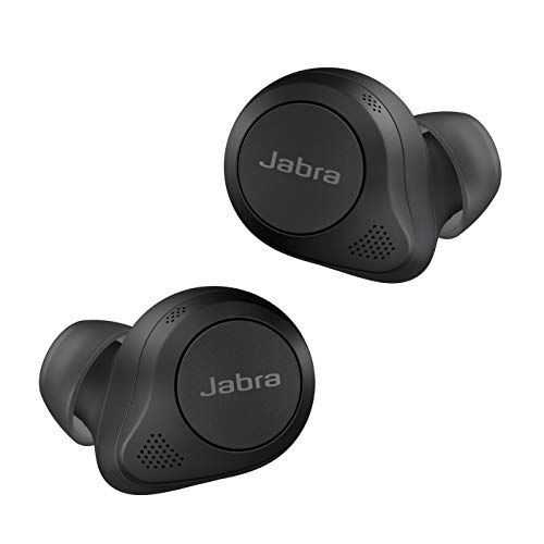Jabra Elite 85t Auricolari Wireless Cancellazione attiva del rumore avanzata Lunga durata della batteria e altoparlanti potenti Custodia di ricarica wireless nero