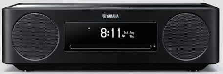 Yamaha TSX-N237D Sistema all-in-one con MusicCast, ricarica wireless smartphone, Wifi, Bluetooth, Airplay2, CD, USB. Colore:Nero