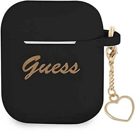 GUESS GUA2LSCHSK Custodia per AirPods, in silicone, collezione Charm