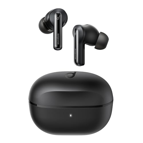 Soundcore by Anker P3i Cuffie Bluetooth Cancellazione Rumore Attiva Ibrida, Cuffie Bluetooth 5.2 con driver 10mm, 36 Ore di riproduzione, Chiamate 4 microfoni AI, EQ Personalizzata, Trasparenza