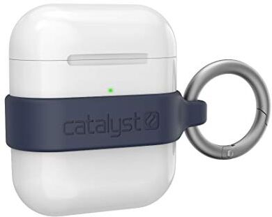 Catalyst Custodia Minimalist per AirPods 1 & 2 di  finitura superficiale extra aderente ad alta lucentezza, ultra leggero, design sottile, compatibile con la ricarica wireless Blu Note