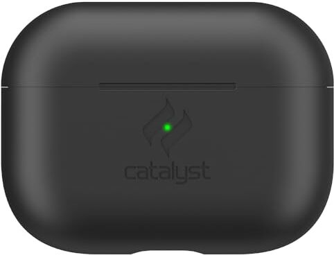 Catalyst Custodia sottile per AirPods Pro di  Skin per Apple Custodia di ricarica AirPods Pro, colori intercambiabili, custodia protettiva Soft Skin, ricarica wireless compatibile Nero