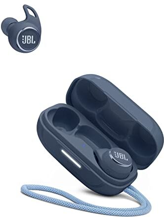 JBL Reflect Aero Cuffie In-Ear True Wireless Bluetooth, Auricolari Impermeabili e Antipolvere IP68 con Cancellazione Adattiva del Rumore, per Musica e Chiamate, Autonomia 8+16 Ore, Blu