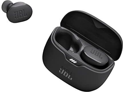 JBL Tune Buds Auricolari In-Ear True Wireless Bluetooth con Cancellazione Attiva del Rumore, Impermeabili IP54, Bassi Puri, Smart Ambient, 4 Microfoni, fino a 48 h di Autonomia, Nero