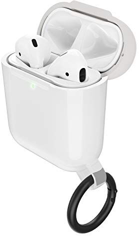 OtterBox per Apple AirPods (1st & 2nd gen), Custodia resistente a cadute sottile, gamma Ispra Trasparente/Grigio