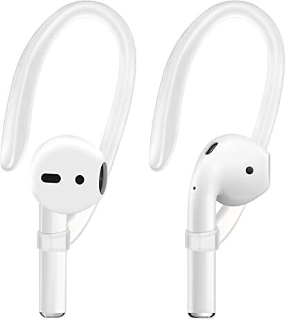 ICARER Earhooks per AirPods 1 AirPods 2 AirPods 3 AirPods Pro e AirPods Pro 2, Headset Ear Hooks per attività Sportive per Apple AirPods 1 AirPods 2 AirPods 3 AirPods Pro e AirPods Pro 2-Trasparente