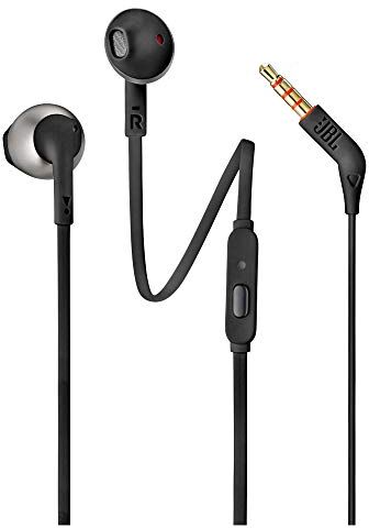 JBL T205 Wired In-Ear Cuffie Nero auricolari Airpods auricolari cuffie