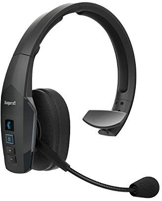 Jabra BlueParrott New B450-XT Cuffie Mono Over-Ear, Cuffie Bluetooth con 96% funzione Noise Cancelling e controllo vocale per i viaggi su strada o per ambienti rumorosi, Nero