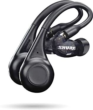 Shure AONIC 215 TW2 vero suono wireless isolanti auricolari con tecnologia Bluetooth 5, audio premium con bassi profondi, durata della batteria over orecchio 32 ore, Nero