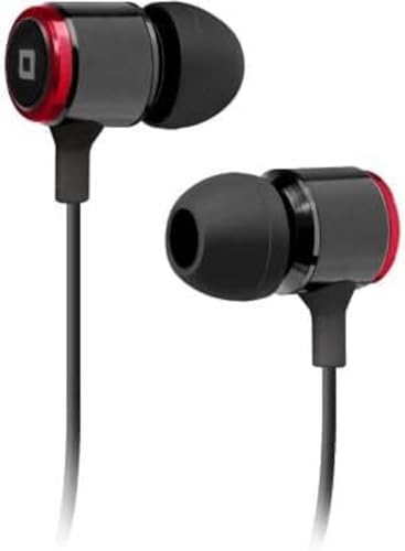 SBS Auricolari in-ear Studio Mix 40 in metallo con cavo jack 3,5mm, filo da 1.2m, tasto di risposta/fine chiamata, universale per smartphone, pc e stereo, 2 gommini inclusi