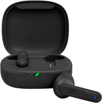 JBL Wave 300 TWS Auricolari True Wireless, Cuffie In-Ear Bluetooth Senza Fili con Microfono Integrato, Impermeabili IPX2, Fino a 26h di Autonomia Combinata, Custodia Ricarica, Nero