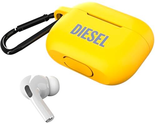 Diesel Custodia compatibile con Airpods Pro/Airpods Pro 2   Custodia protettiva in silicone per auricolari   Compatibile con ricarica wireless   Custodia per il trasporto degli auricolari Bluetooth