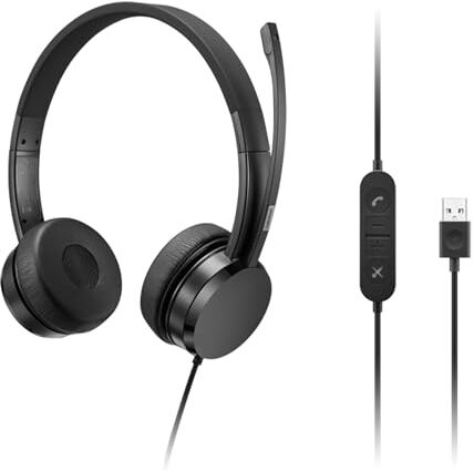 Lenovo Cuffie con microfono on-ear PN: 4XD1K18260-