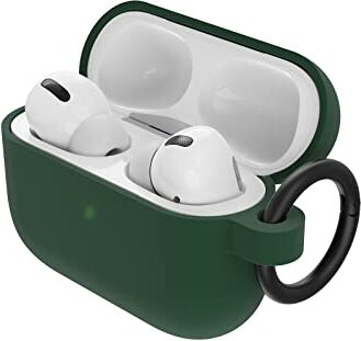 OtterBox Custodia  Soft Touch per AirPods Pro (1.ª gen 2019), soffice al tatto, antishock, graffi e cadute, ultra sottile con moschettone, Verde