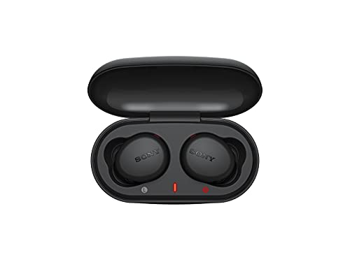 Sony Cuffie Bluetooth wireless WF-XB700, 18 ore di durata della batteria e ricarica rapida e compatibile con assistente vocale, nere