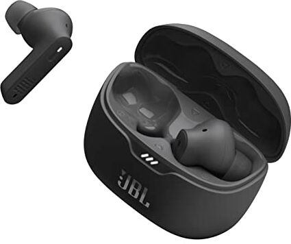 JBL Tune Beam Auricolari In-Ear True Wireless Bluetooth con Cancellazione Attiva del Rumore, Impermeabili IP54, Bassi Puri, Smart Ambient, 4 Microfoni, fino a 48 h di Autonomia, Nero