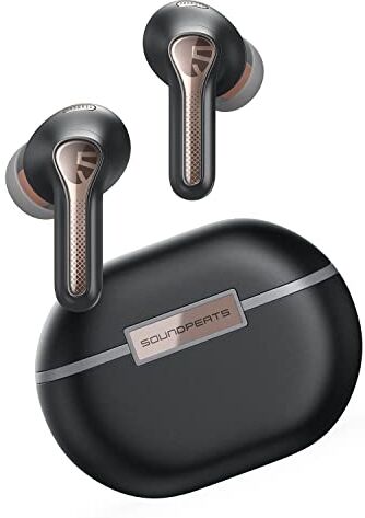 SoundPEATS Cuffie Bluetooth Capsule3 Pro, Audio ad Hi-Res con LDAC,Auricolari in-ear con Cancellazione Attiva del Rumore,6 Microfoni per Chiamate,Modalità Trasparenza, Bluetooth 5.3, 52 ore