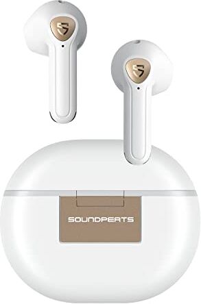 SoundPEATS Air3 Deluxe HS Cuffie Bluetooth Wireless Hi-Res Audio Codec LDAC Semi-in-ear, Auricolari Bluetooth 5.2 Cancella ENC Chiamate, Controllo APP, Driver da 14,2 mm, 20 Ore di Riproduzione