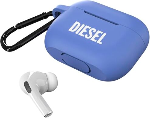 Diesel Custodia compatibile con Airpods Pro/Airpods Pro 2   Custodia protettiva in silicone per auricolari   Compatibile con ricarica wireless   Custodia per il trasporto degli auricolari Bluetooth