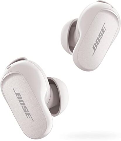 Bose QuietComfort Earbuds II, cuffie wireless intrauricolari Bluetooth con cancellazione del rumore e suono personalizzato, Bianco