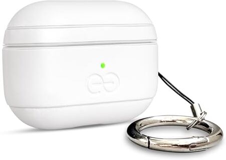 dreem Om AirPods Pro 2 Custodia in pelle vegana Compatibile con auricolari wireless Bluetooth Apple per iPhone Bianco