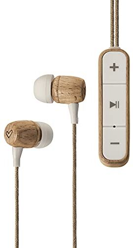 Energy Sistem Earphones Eco Bluetooth Beech Wood Auricolari in legno di faggio naturale Cuffie realizzate con materiali sostenibili (Intrauricolari, Legno sostenibile, Microfono, USB Tipo C)