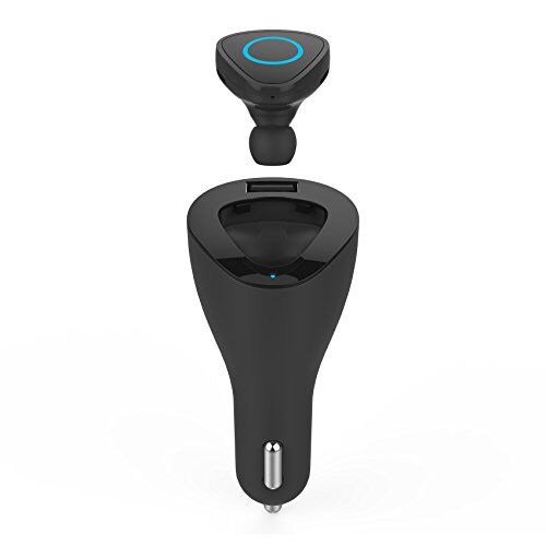 Celly BHDUOBK Auricolare Wireless con Bluetooth 4.0+EDR per Smartphone, Tablet e PC, Microfono Incorporato, Nero