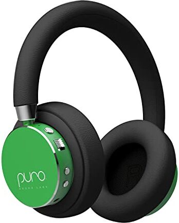 Puro Sound Labs BT2200-Plus Cuffie Bluetooth per Bambini con Limitazione del Volume Cuffie più Sicure per Bambini qualità Audio da Studio e Isolamento del Rumore – Verde