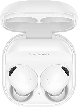 Samsung Galaxy Buds2 Pro Cuffie Bluetooth True Wireless, Cancellazione attiva dei rumori, Carica Wireless, Quality Sound, Resistenza IPX7, [Versione Italiana], White