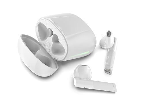Meliconi Mysound Dart Pods auricolari True Wireless Bluetooth 5.3 bianche con LED
