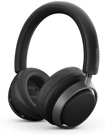 Philips Fidelio L4 Cuffie Bluetooth Wireless Over-Ear con cancellazione del rumore qualità superiore della chiamata, assistente vocale compatibile con 50 ore di tempo di riproduzione Nero