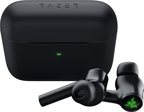 Razer Hammerhead Pro HyperSpeed Auricolari da gioco true wireless con Chroma RGB (Cancellazione attiva del rumore, Bluetooth 5.3) Nero