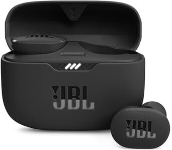 JBL TUNE 130NC TWS Cuffie In-Ear True Wireless Bluetooth, Auricolari senza Fili IPX4 con Microfono Integrato per Musica, Sport e Chiamate, Fino a 40h di Autonomia, Custodia di Ricarica, Nero