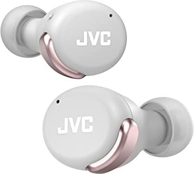 JVC auricolari True Wireless, Cancellazione attiva del rumore, leggere, design elegante, Bluetooth 5.2, Waterproof (IPX4), 21H autonomia, modalità a bassa latenza per il gioco, HA-Z330T-P, rosa