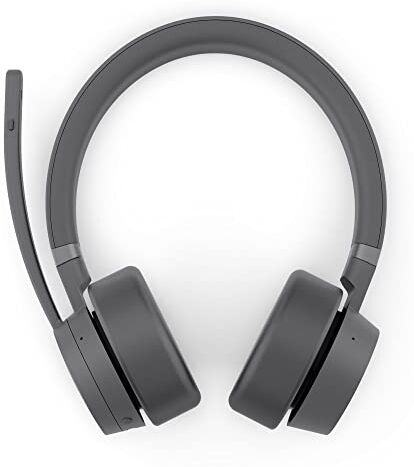 Lenovo Go Wireless ANC Cuffie con supporto di ricarica, colore: Grigio