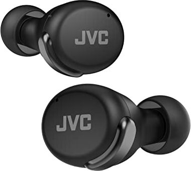 JVC cuffie auricolari True Wireless, Cancellazione attiva del rumore, leggere, Bluetooth 5.2, 21H di autonomia, modalità a bassa latenza per il gioco, HA-Z330T-B,nero