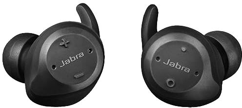 Jabra Elite Sport Auricolari Wireless, Cuffie Sportive, Chiamate e Musica Wireless, Nero