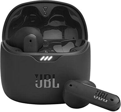 JBL Tune Flex TWS Auricolari In Ear True Wireless Bluetooth, con Cancellazione Attiva del Rumore, Bassi Potenti, Impermeabili IPX4, 8+24 Ore di Autonomia Combinata, Custodia di Ricarica, Nero