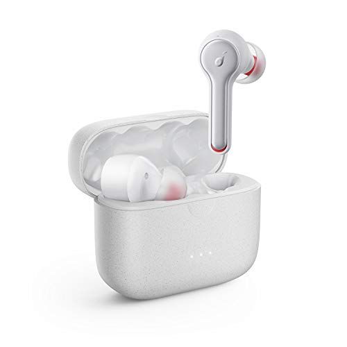 Soundcore Anker Liberty Air 2 cuffie Bluetooth 5, driver ispirati ai diamanti, auricolari wireless con 4 microfoni, 28 ore, Suono personalizzato con eliminazione del rumore, ricarica wireless