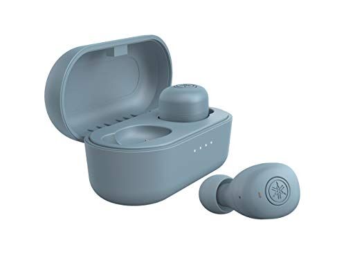 Yamaha TW-E3B Cuffie Bluetooth, Auricolari In-Ear Wireless, 6h di Autonomia con 1 sola Ricarica, Impermeabili (Certificazione IPX5), Custodia di Ricarica, Blu