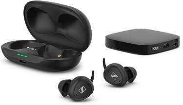 Sennheiser TV Clear Set Cuffie TV Wireless con cancellazione passiva del rumore e Bluetooth Comodi intrauricolari senza fili per la TV, nero, misura unica