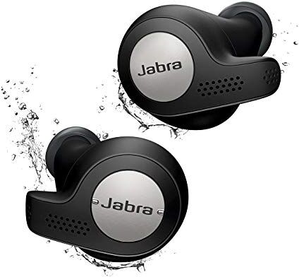 Jabra Elite Active 65T Auricolari, Cuffie Sportive con Funzione Passive Noise Cancelling e Sensore di Movimento per l`Attività Fisica, Chiamate e Musica Wireless, Nero Titanio