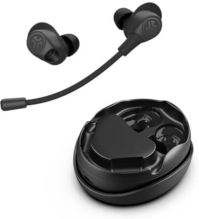 JLab Work Buds Cuffie Bluetooth, Auricolari Bluetooth, Cuffiette Bluetooth Piccole In Ear con Microfono, 55H+ Cuffie Senza Fili, Connessione simultanea a Computer e Telefono Cellulare