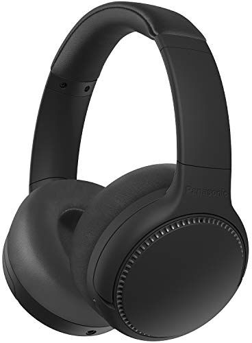 Panasonic RB-M500BE-K Cuffie Wireless a Padiglione, Bluetooth, Over Ear, Bassi Potenti e Nitidi, con Microfono Integrato, Ricarica Rapida, Nero