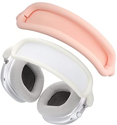 kwmobile Custodia Protettiva Silicone per Cuffie Compatibile con Apple Airpods Max Headband Cover Cuscinetto Aggiuntivo rosa antico